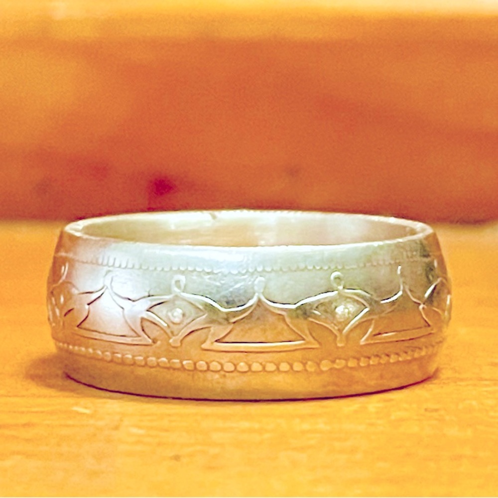 Newfoundland Silver 1898 Coin Ring sizes 9 - 13